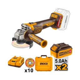 Amoladora Ingco CAGLI2211532 115mm 20V (2 X 5.0Ah y valija)
