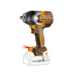 Llave de impacto Ingco CIWLI20851 20V 850Nm (s/bat ni carg.)