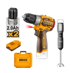 Combo Ingco CKLI1628 Atorn. 16V Mixer Brush (2x2.0Ah)
