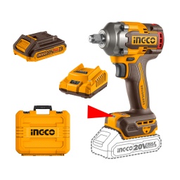 Llave de impacto Ingco CIWLI2040 400Nm 20V (2x2.0Ah)