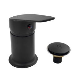 Monocomando bidet Zanetti zinc 35mm s/transf NERO