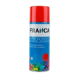 Aerosol Franca Esmalte Rojo 400ml. Ref.5