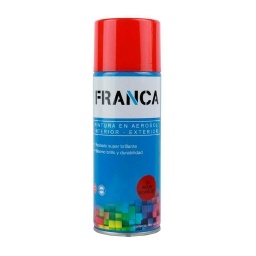 Aerosol Franca Esmalte Rojo Scarlet 400ml. Ref.23