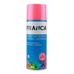 Aerosol Franca Esmalte Rosado 400ml. Ref.30