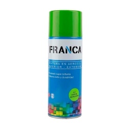 Aerosol Franca Esmalte Verde Manzana 400ml. Ref.101