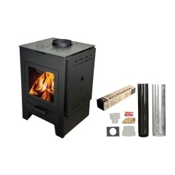 Calefactor a le�a Tromen P11000 110m� C/Kit inst enlozado techo 6