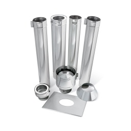 Kit para estufa a lea Eco mini/ Eco Mxima salida por techo
