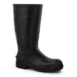 Bota industrial negra PVCint.algodnT:45 WORKSAFE