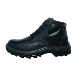 Botn de cuero negro  pta.plstica T:42 WORKSAFE