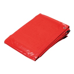 Lona impermeable roja Pretul LP-34R (Prot.UV) coj. 3x4m