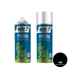 Pintura aerosol Slender 400ml.P/Int.y ext.Negro Brillant(39)