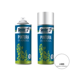 Pintura aerosol Slender 400ml.P/Int.y ext.Blanco Satinado(40S)