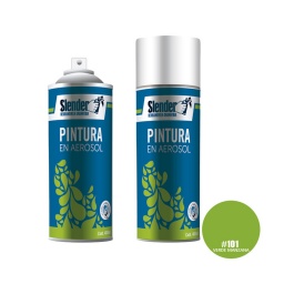 Pintura aerosol Slender 400ml.P/Int.y ext.Verde Manzana(101)