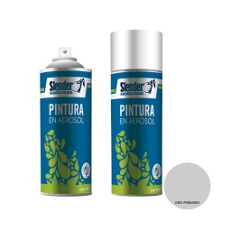 Pintura aerosol Slender 400ml.PInt.y ext.Gris Primario