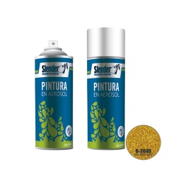 Pintura aerosol Slender 400ml.PInt.y ext.Oro Brilla(R-3049)