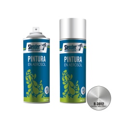Pintura aerosol Slender 400ml.PInt.y ext.Cromo Brillan(R-3012)