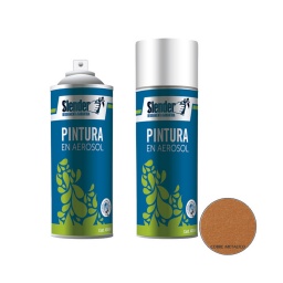 Pintura aerosol Slender 400ml.PInt.y ext.Cobre Metlico