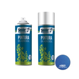 Pintura aerosol Slender 400ml.PInt.y ext.Azul Metlico (2527)