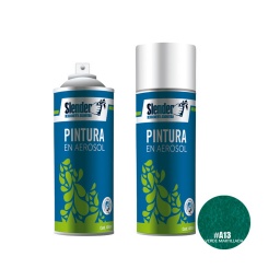 Pintura aerosol Slender 400ml.PInt.ext.VerdeMartillada(A13)