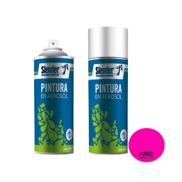 Pintura aerosol Slender 400ml.PInt.y ext.Rosa Fluo (1002)
