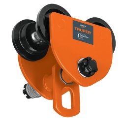 Carro traslacin p/aparejosetc. 1Ton. Empuje TRUPER TRO-1