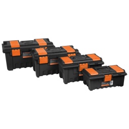 Caja herr.48x27x25polip.c/compartimentos TRUPER CHA-19NC