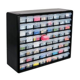Organizador de 64 gavetas51x40x16cm  TRUPER ORG-64