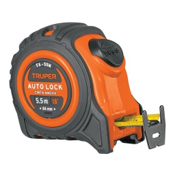 Cinta mt.mecevita.retrac.5.5mx1  TRUPER FA-55M(cmpulg)