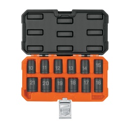 Jgo dados impacto enc.1/2 12pz 10a21mm TRUPER JDI-1/2X12M