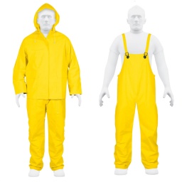 Equipo Lluvia PVC (035mm) Repele lq.abrasivo TRUPER TRA-PRO-M