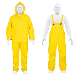 Equipo Lluvia PVC (035mm) Repele lq.abrasivo TRUPER TRA-PRO-L
