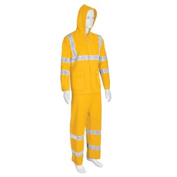 Equipo lluvia refl.amari.PVC(0.35mm)REquipo lq.abras TRUPER TRA-REF-S