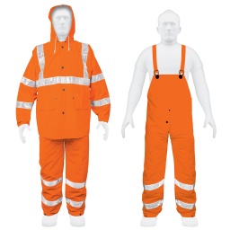 Equipo lluvia.refl.naran.PVC(0.35mm)REquipo lq.abras TRUPER TRA-NAR-XL