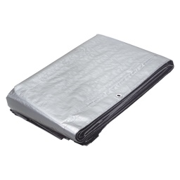 Lona Pol.gris  (Prot.UV) c/oj. 2x3m TRUPER L-23