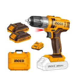 Atornilador Ingco CDLI200528 20V (47acc y 2x2.0Ah)