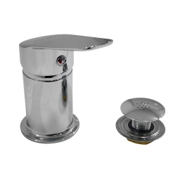 Monocomando bidet Zanetti zinc 35mm s/transf CROMADO