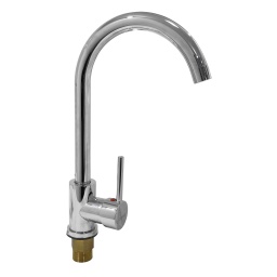 Monocomando cocina mesada Zanetti inox TAU CROMADO