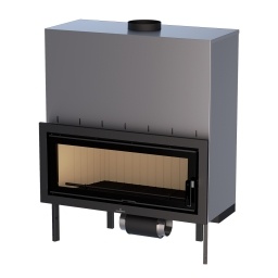 ESTUFA alto rendimiento le�a Vivion Londres T 21kW