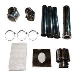 Kit instalaci�n p/pared Estufa le�a Eco Mini / Eco m�xima