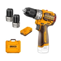 Taladro Percutor Ingco 16V Brushless 60nm 2bat 2ah + Valija