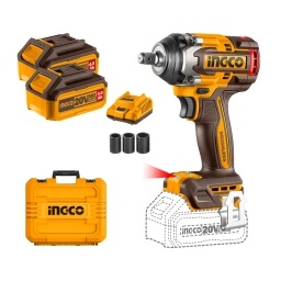 Llave de impacto Ingco CIWLI2050 500nm con 2 bater�as