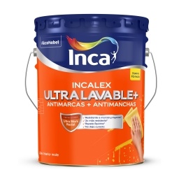 Latex int. Incalex Ultralavable Ultra Mark Resist Blanco Mate Inca 20L
