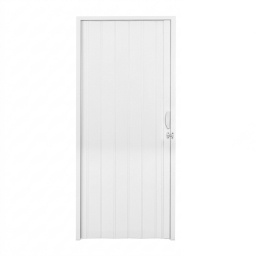 Puerta Plegable Plastilit Blanco Nieve PVC 0.70 x 2.10 m