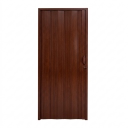 Puerta Plegable Plastilit Caoba PVC 0.70 x 2.10 m